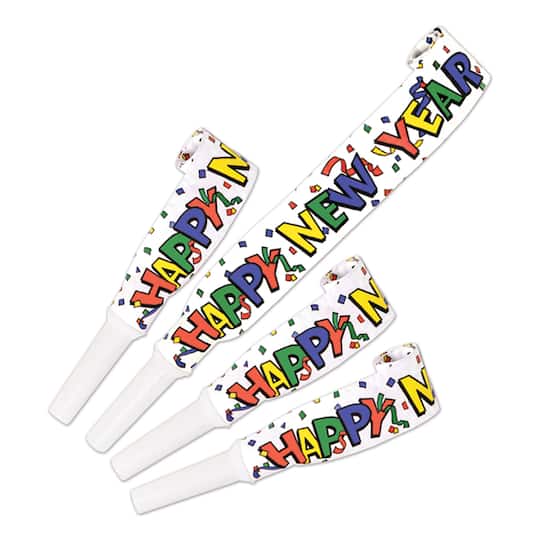 Beistle 16" Happy New Year Blowouts, 12ct.
